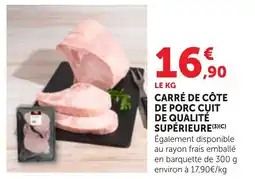 Bi1 Carré de côte de porc cuit de qualité supérieure offre