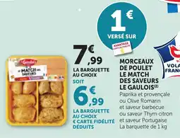 Bi1 Morceaux de poulet le match des saveurs le gaulois offre