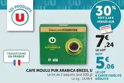 Bi1 Cafe moulu pur arabica bresil u offre