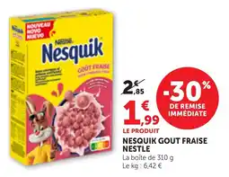 Bi1 Nesquik gout fraise nestle offre