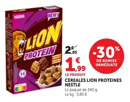 Bi1 Cereales lion proteines nestle offre