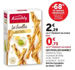 Bi1 Les ficelles kambly offre
