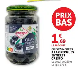 Bi1 Olives noires a la grecques entieres crespo offre