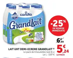 Bi1 Lait uht demi-ecreme grandlait offre
