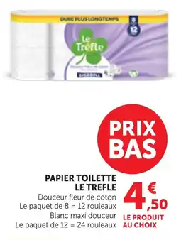Bi1 Papier toilette le trefle offre