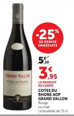 Bi1 Cotes du rhone aop grand vallon offre