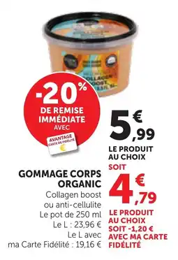 Bi1 Gommage corps organic offre