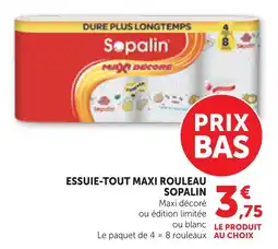 Bi1 Essuie-tout maxi rouleau sopalin offre