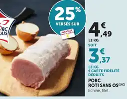 Bi1 Porc roti sans os offre