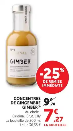 Bi1 Concentres de gingembre gimber offre