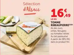 Bi1 Tomme ribeaupierre offre