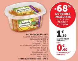 Bi1 Salade bonduelle offre