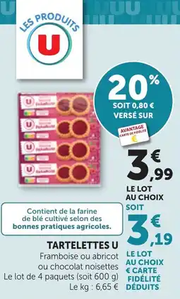 Bi1 Tartelettes u offre