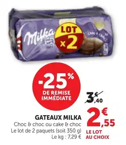 Bi1 Gateaux milka offre
