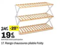 BUT Range chaussures pliable Foldy offre