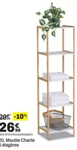 BUT Meuble Charlie 5 étagères offre