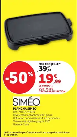 Bi1 Plancha simeo offre