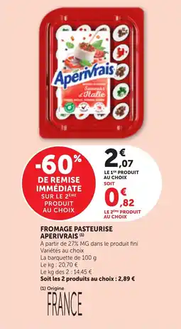 Bi1 Fromage pasteurise aperivrais offre