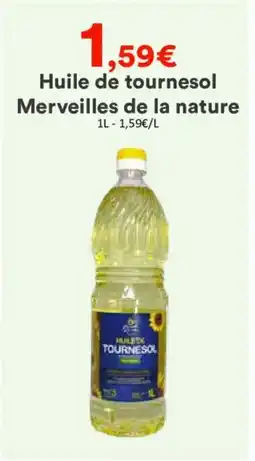 Hmarket Huile de tournesol Merveilles de la nature offre