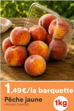 Hmarket Pêche jaune offre
