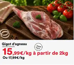 Hmarket Gigot d'agneau offre