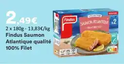Hmarket Findus saumon atlantique qualité 100% filet offre