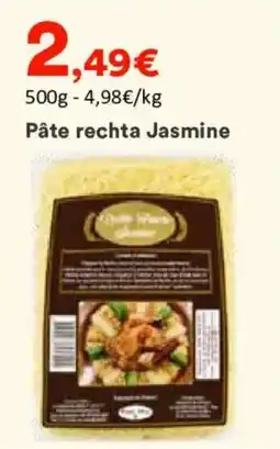 Hmarket Pâte rechta jasmine offre