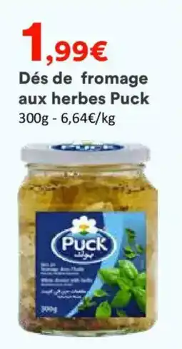 Hmarket Dés de fromage aux herbes puck offre