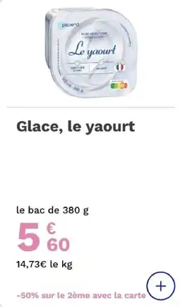 Picard Glace le yaourt offre