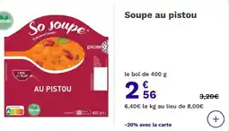 Picard Soupe au pistou offre