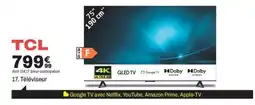 BUT TLC Téléviseur offre