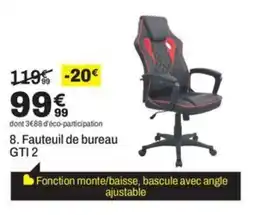 BUT Fauteuil de bureau GTI 2 offre
