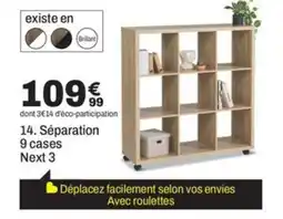 BUT Séparation 9 cases Next 3 offre