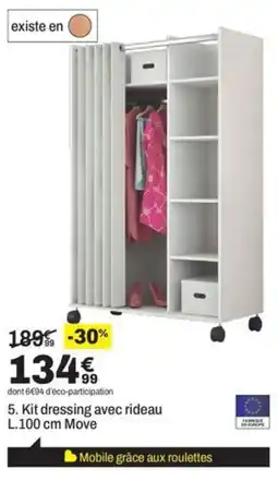 BUT Kit dressing avec rideau Move offre