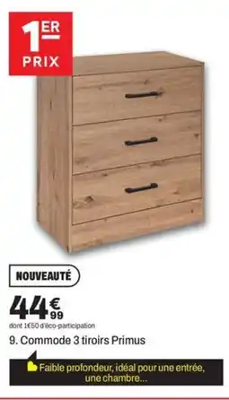 BUT Commode 3 tiroirs Primus offre