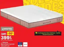 BUT Matelas Memofresh hybride offre