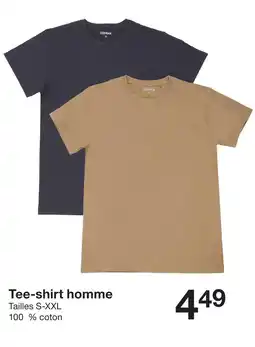 Zeeman Tee-shirt homme offre