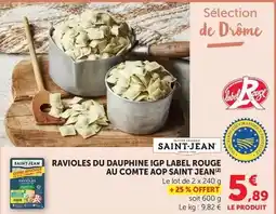 U Express Saint jean - ravioles du dauphine igp label rouge au comte aop offre