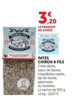 U Express Chiron - pates & fils offre