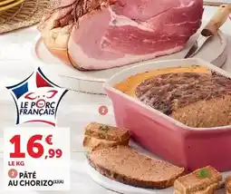 Super U Pate au chorizo offre