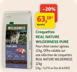 Maxi Zoo Wilderness - croquettes real nature pure offre