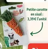 Maxi Zoo Tyrol - petite carotte en sisal offre