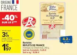 Carrefour Market Ravioles reflets de france offre