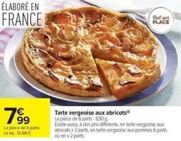 Carrefour Market Tarte vergeoise aux abricots offre