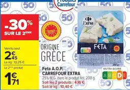 Carrefour Market Feta a.o.p. carrefour extra offre