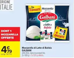 Carrefour Market Mozzarella di latte di bufala galbani offre