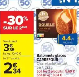Carrefour Market Bâtonnets glacés carrefour offre