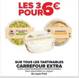 Carrefour Market SUR TOUS LES TARTINABLES CARREFOUR EXTRA offre
