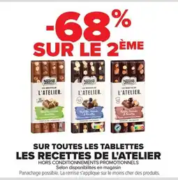 Carrefour Market SUR TOUTES LES TABLETTES LES RECETTES DE L'ATELIER offre