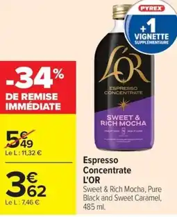 Carrefour Market Espresso concentrate l'or offre